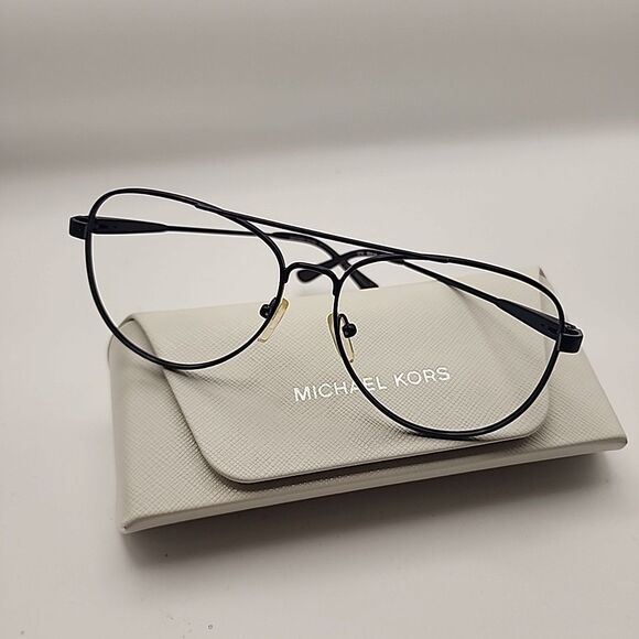 Michael Kors MK3019 1214 Eyeglasses Frame Navy Havana Aviator Pilot 56-14 135